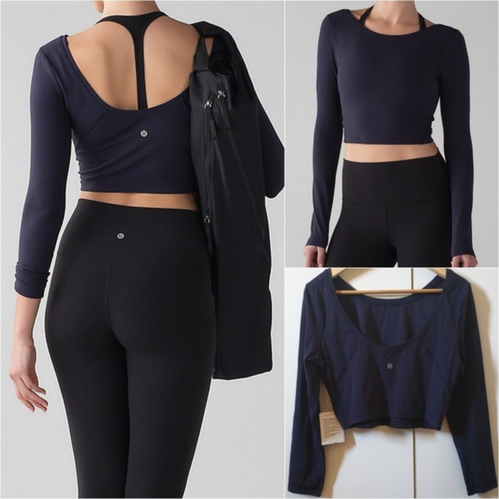 Lululemon Arise Cropped Long Sleeve
